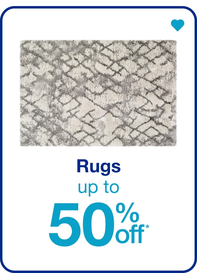 Up to 50% Off Rugs â€” Shop Now!