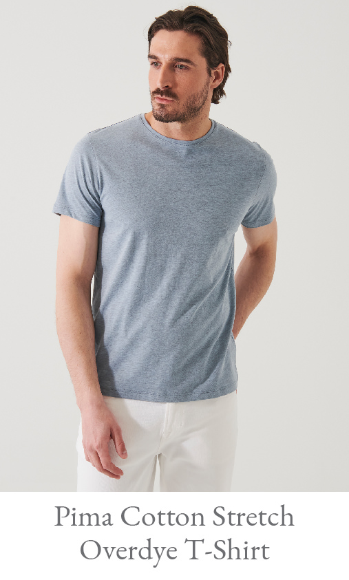 PIMA COTTON STRETCH OVERDYE T-SHIRT