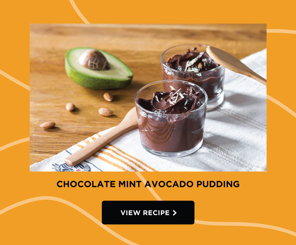 Chocolate Mint Avocado Pudding