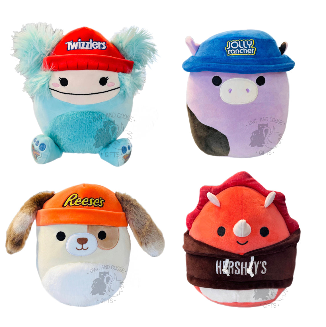 Squishmallow 8 Inch Hershey's Squad Set of 4