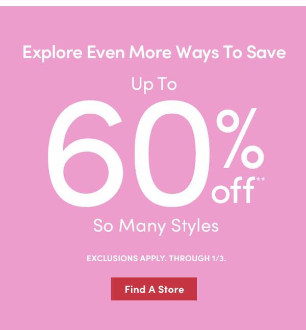 Up To 60% off