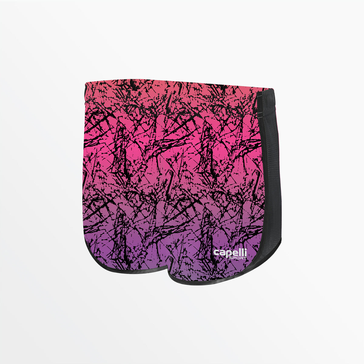 Image of GIRL'S DISTRESSED OMBRE RUNNING SHORTS