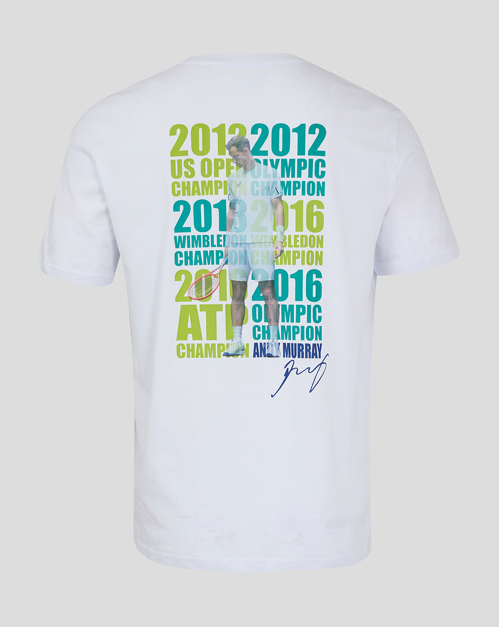 Image of Andy Murray Graphic T-shirt - White