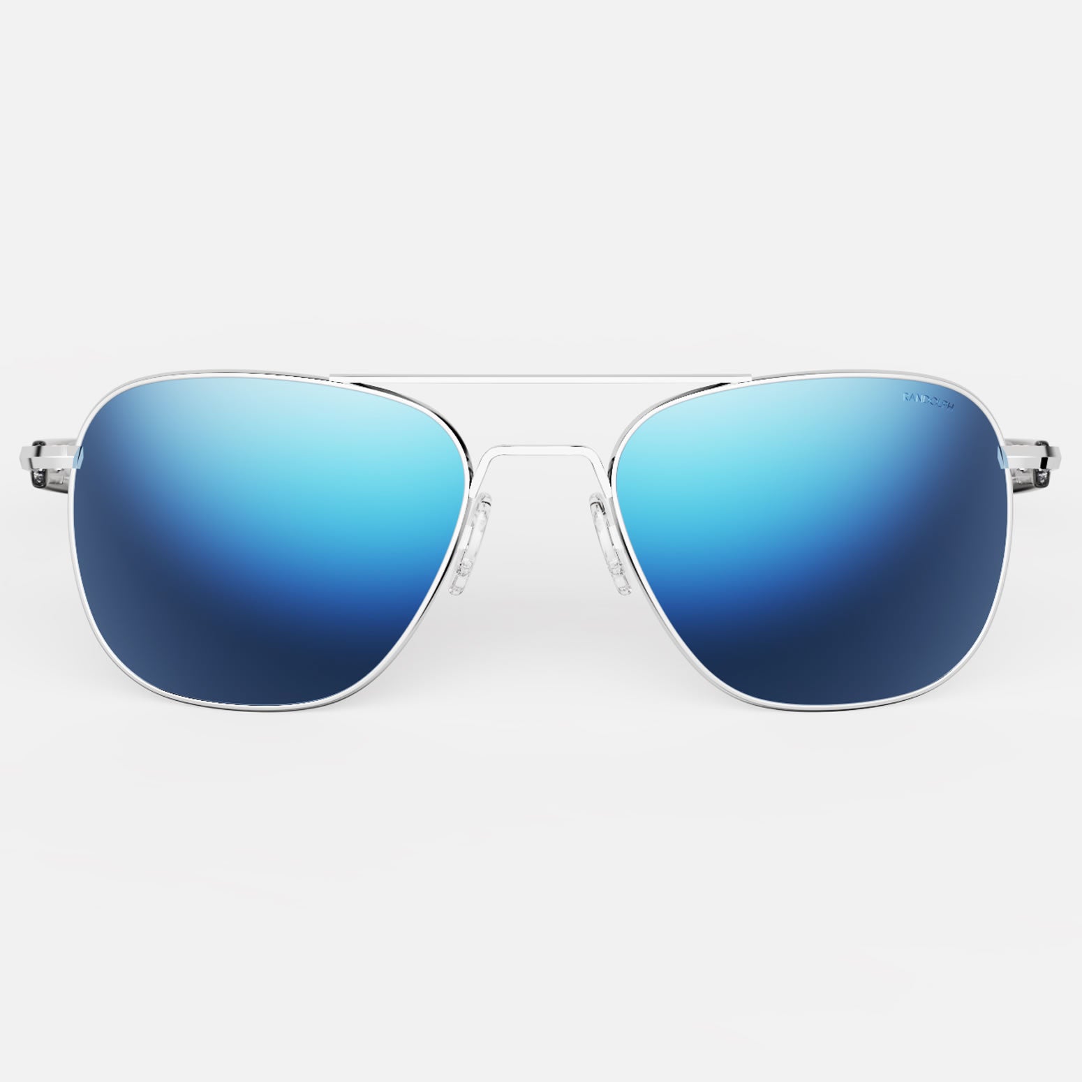 Image of Aviator - Bright Chrome & Atlantic Blue