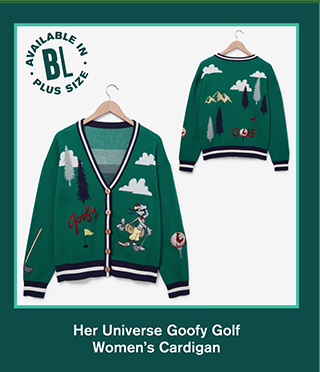 Her Universe Goofy Golf Women's Cardigan