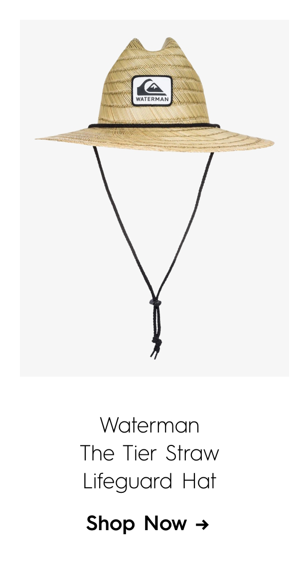 Waterman The Tier Straw Lifeguard Hat