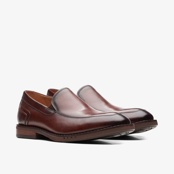 Un Hugh Step Brown Leather