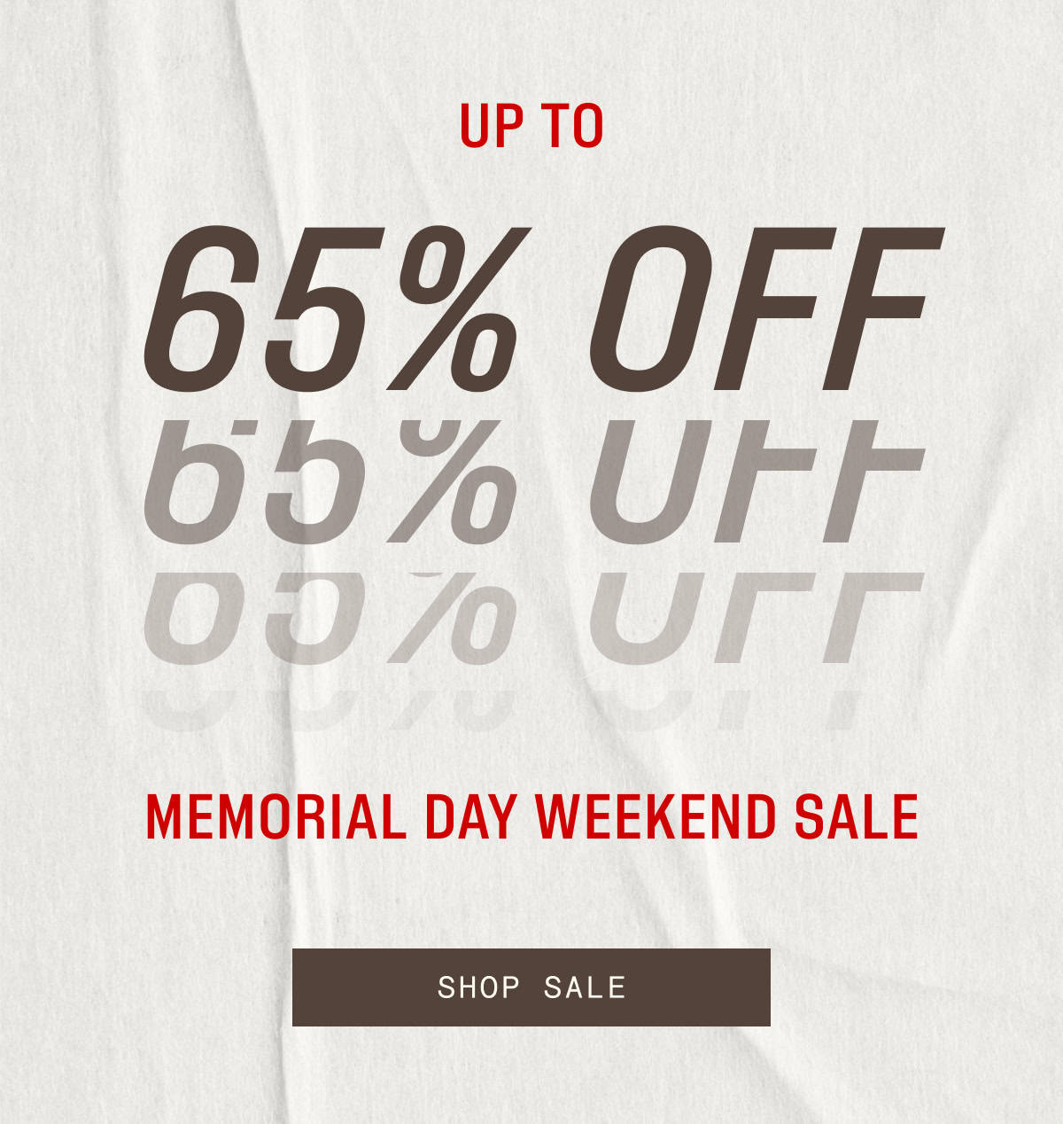 Memorial Day Sale