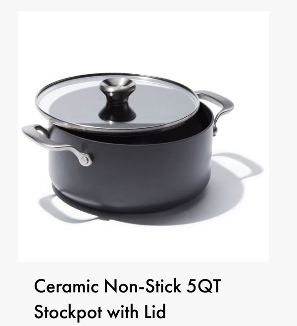 Ceramic Non-Stick 5QT Stockpot with Lid