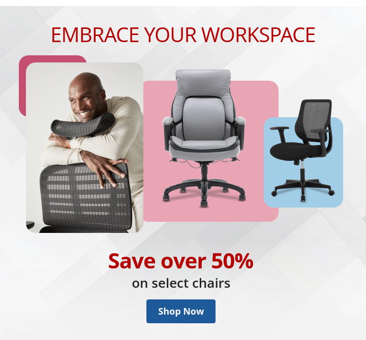 Save over 50% on select chairs