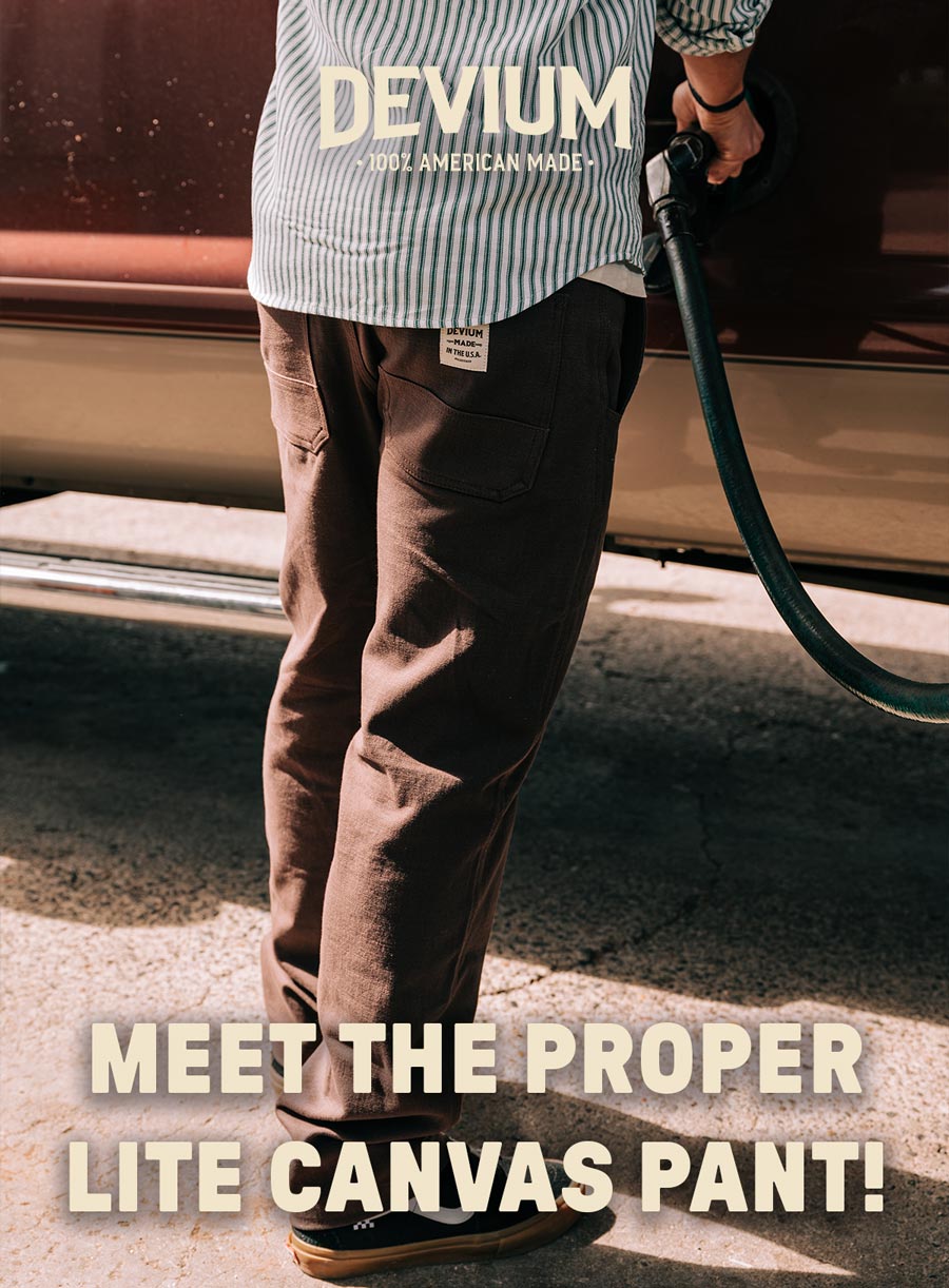 Meet the Proper Lite Canvas Pant