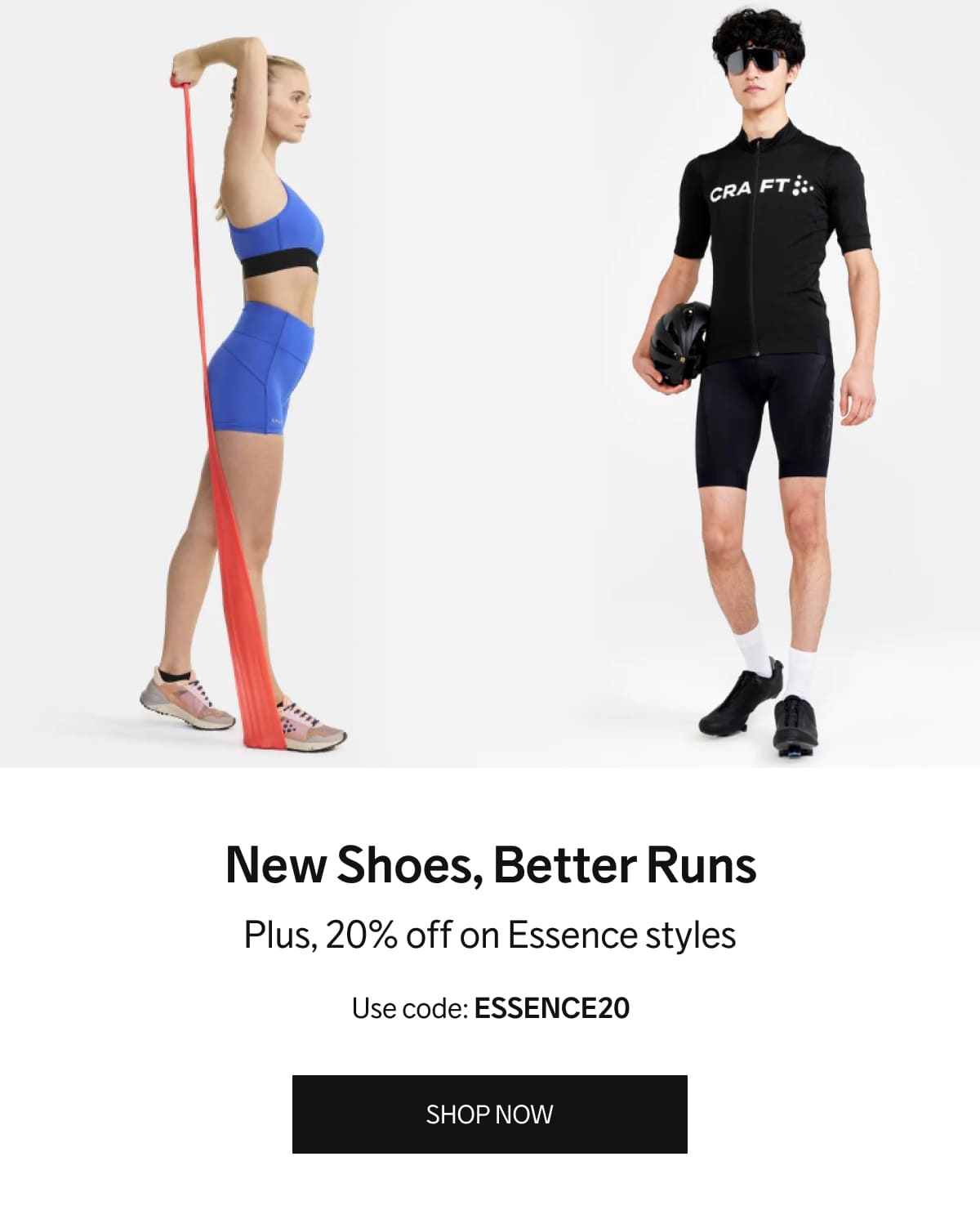 New Shoes, Better Runs. Plus, 20% off on Essence styles. Promo Code: ESSENCE20 ***SHOP NOW***