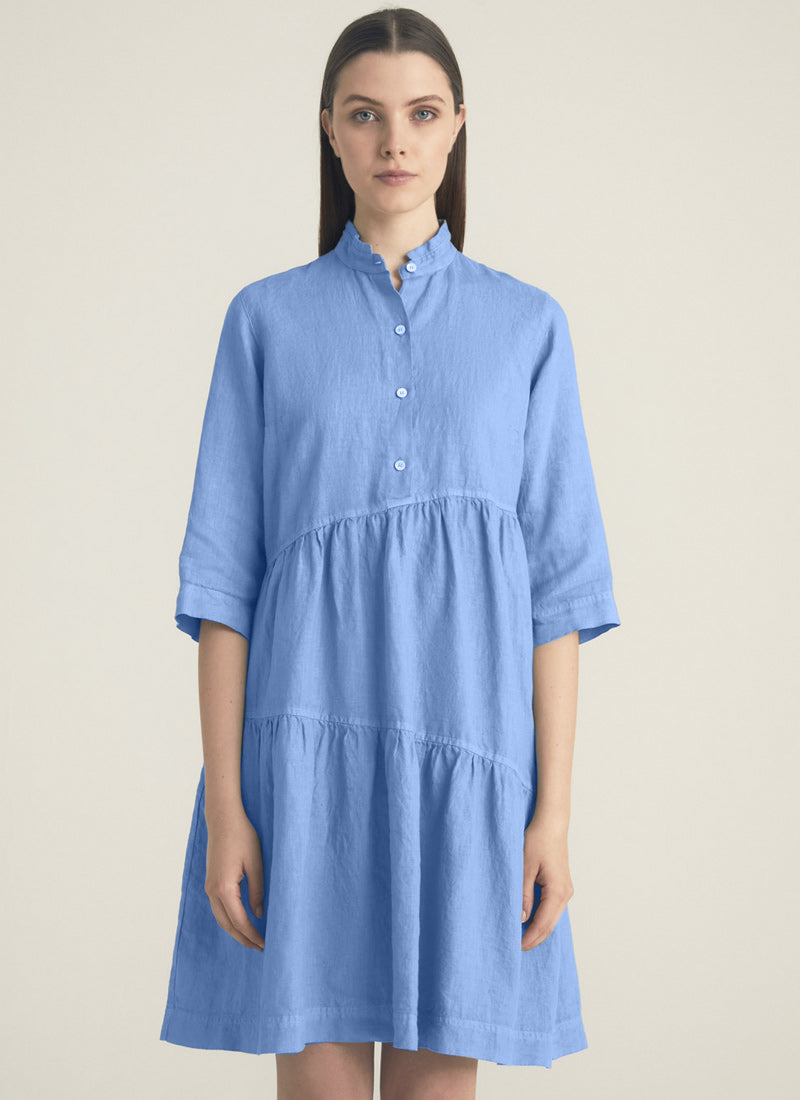 Image of Asymmetrical Hem Dress