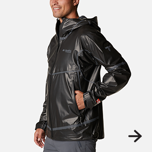 An OutDry Extreme waterproof jacket for men.