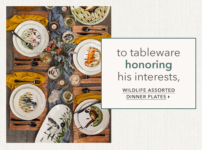 Wildlife Assorted Dinner Plates