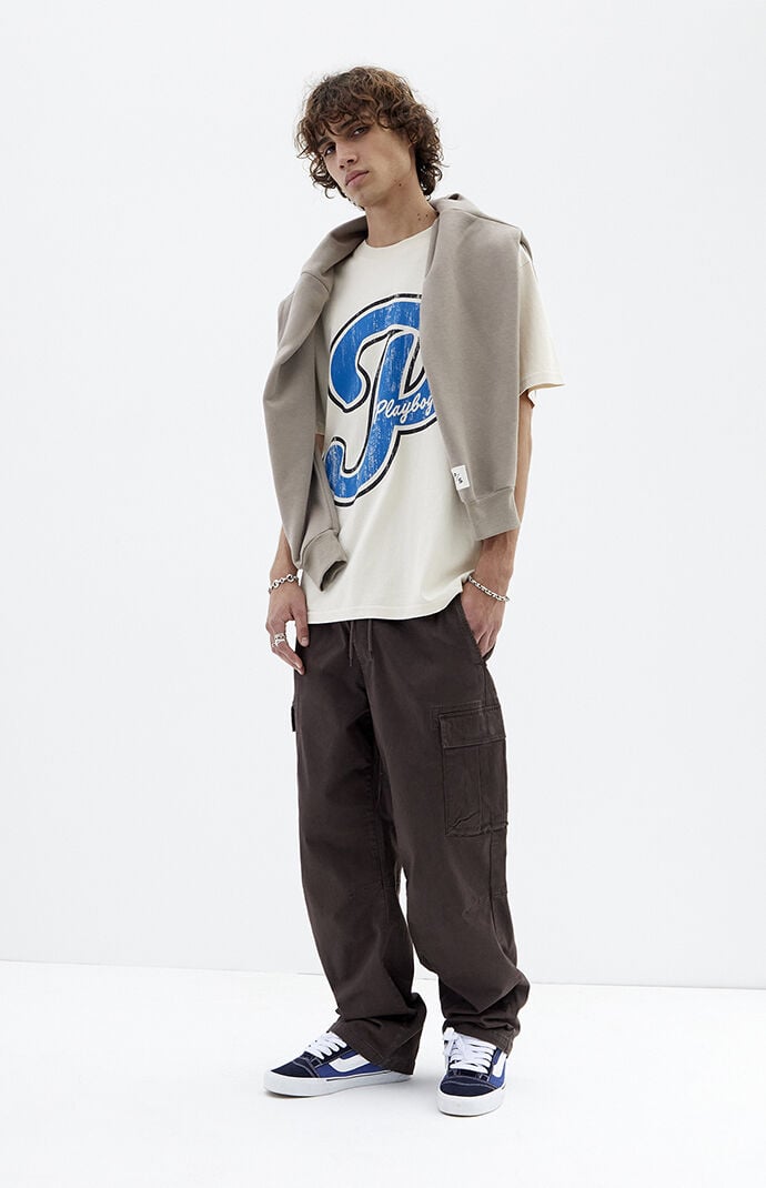 Image: Brody Brown Cotton Cargo Pants