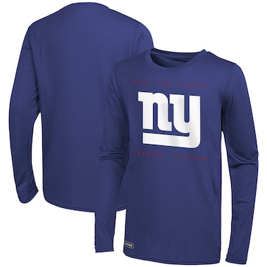  Royal  Side Drill Long Sleeve T-Shirt