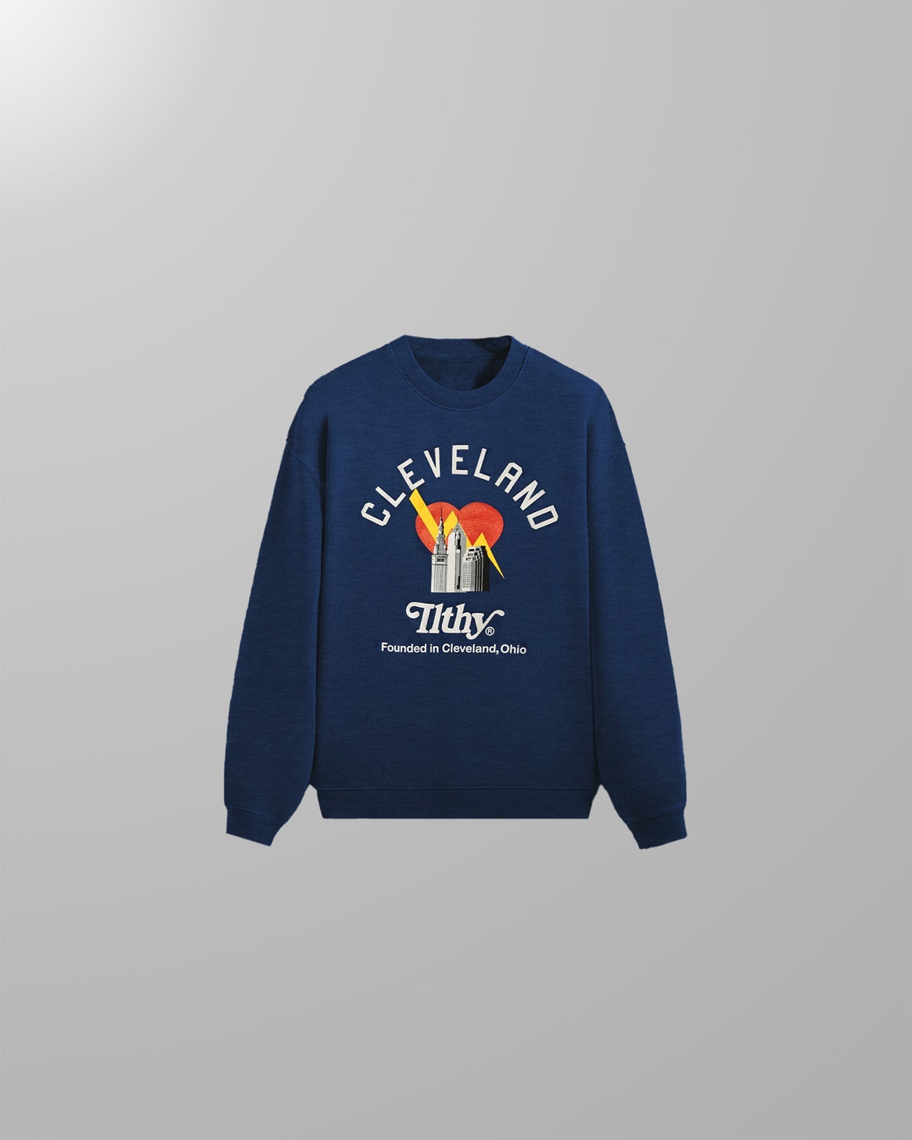 Image of Skyline Crewneck (Navy)