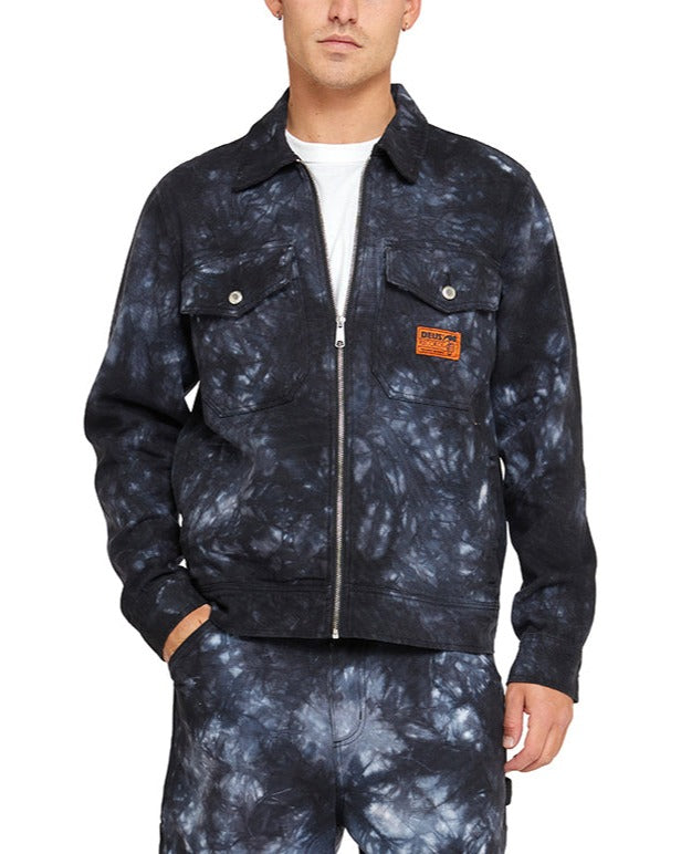 Image of Ortiz Tie Dye Jacket - Anthracite