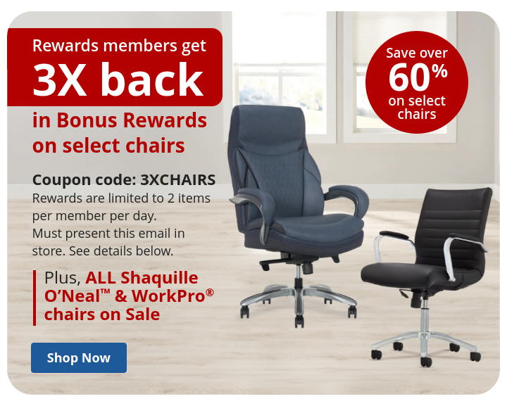 Chair Event- Save over 60% on select Chairs