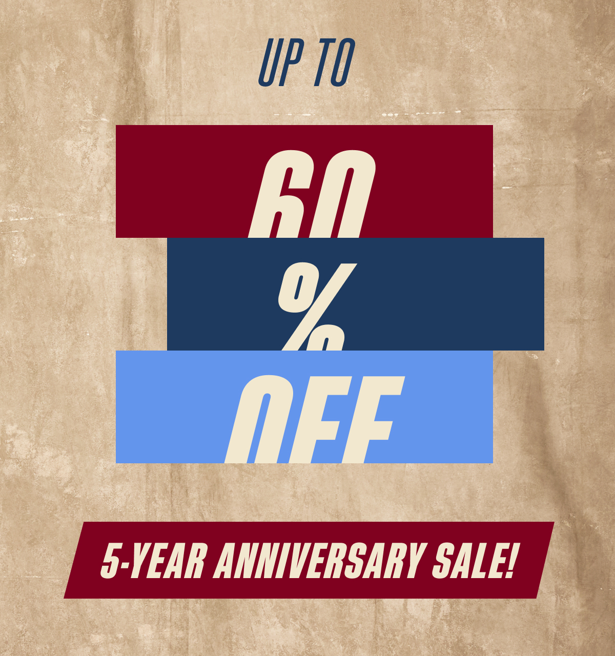 5-Year Anniversary Sale