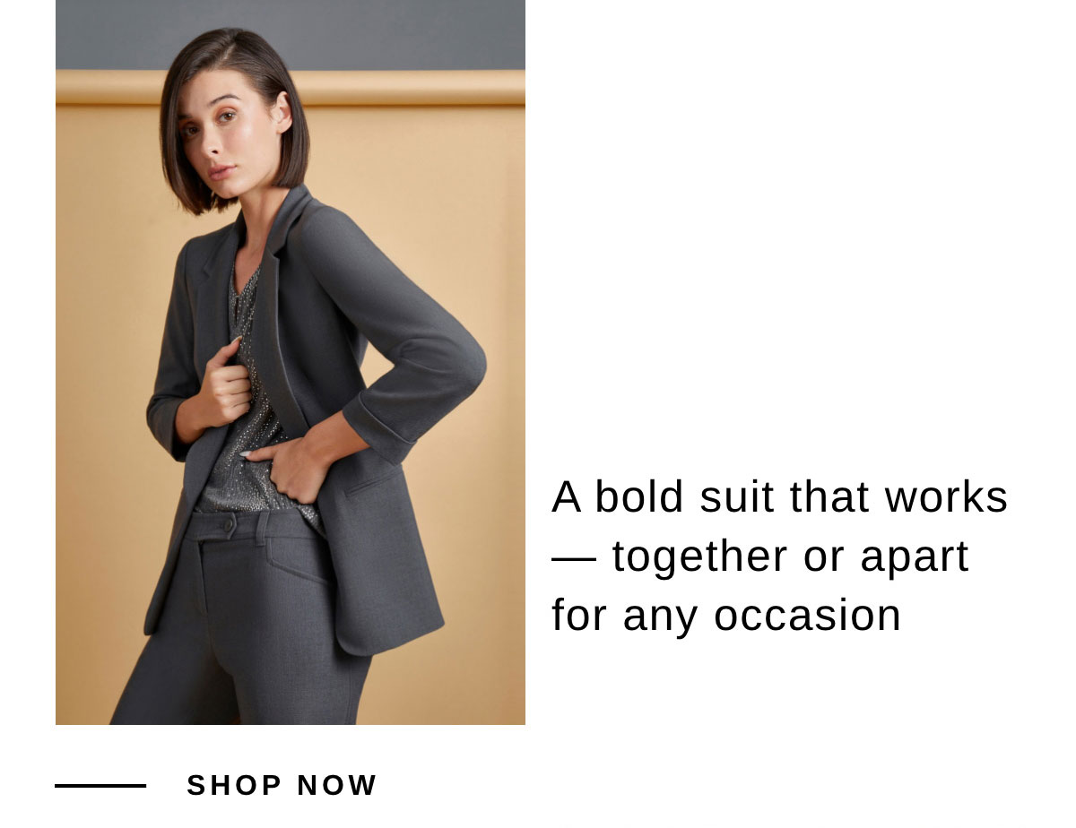 A bold suit that works — together or apart for any occasion | SHOP NOW