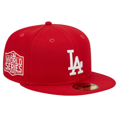  New Era Red  Logo 59FIFTY Fitted Hat