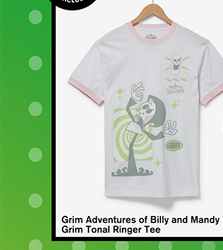 Grim Adventures of Billy and Mandy Grim Tonal Ringer Tee