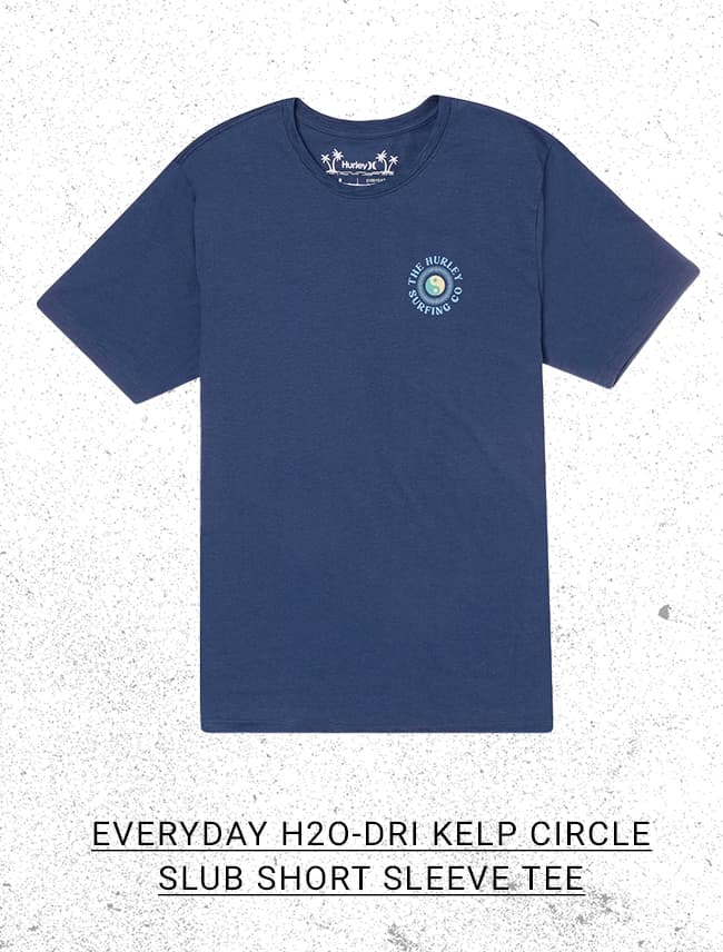 Everyday H2O-Dri Kelp Circle Slub Sleeve Tee