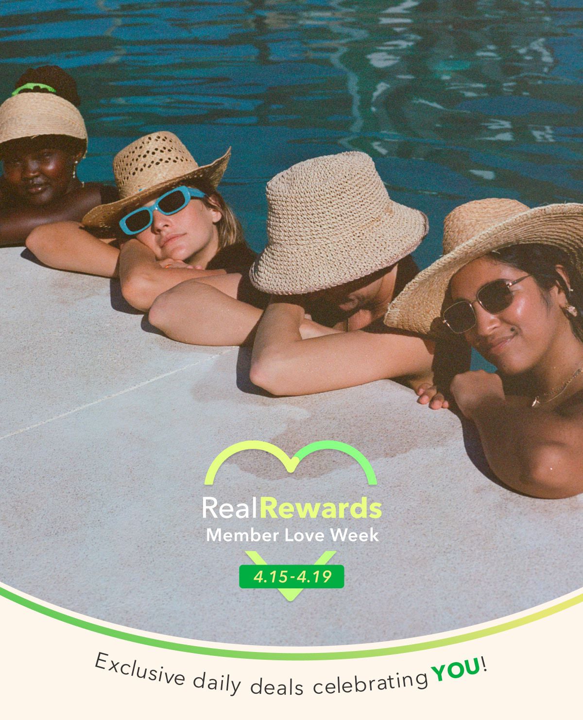 Real Rewards Member Love Week | 4/15-4/19 | Exclusive daily deals celebrating YOU!