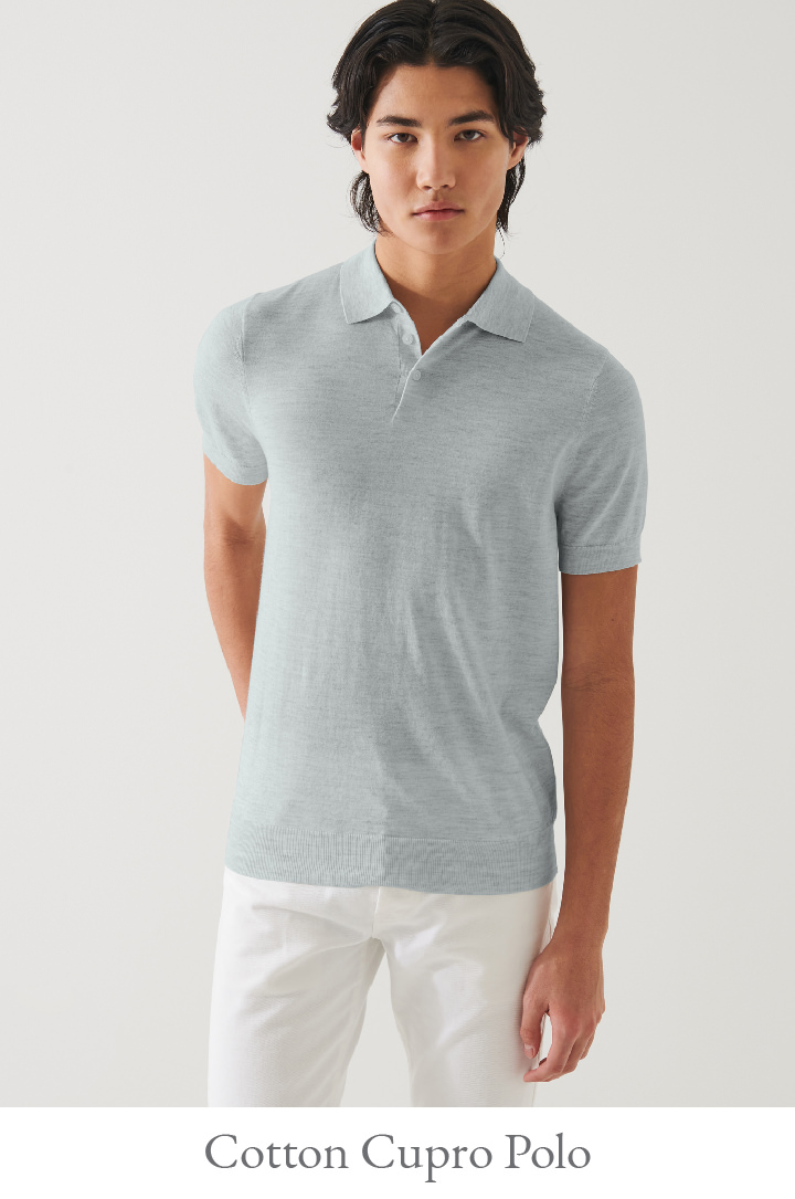 COTTON CUPRO POLO