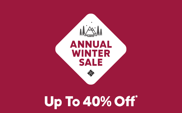 Annual Winter Sale. 40% off select styles.