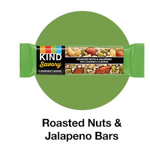 Roasted Nuts & Jalapeno Nut Bars