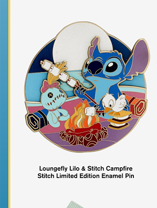 Loungefly Lilo & Stitch Campfire Stitch Limited Edition Enamel Pin