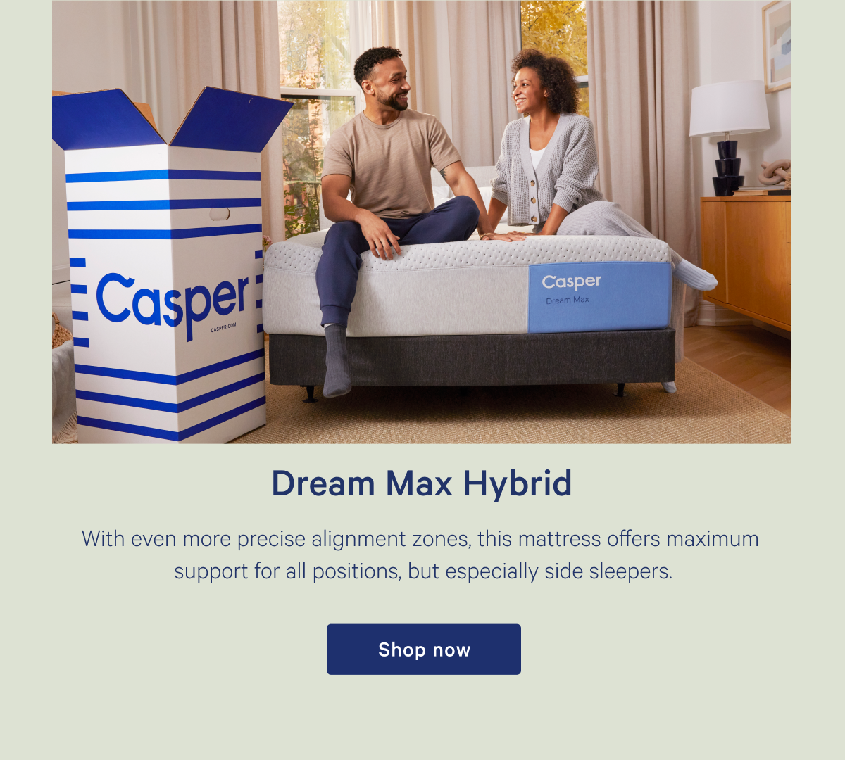 Dream Max Hybrid >> With even more precise alignment zones, this mattress offers maximum support for all positions, but especially for side sleepers. >> Shop now >>