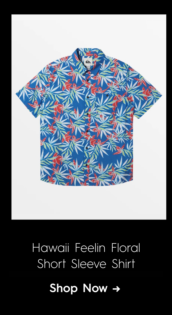 Hawaii Feelin Floral Short Sleeve Shirt