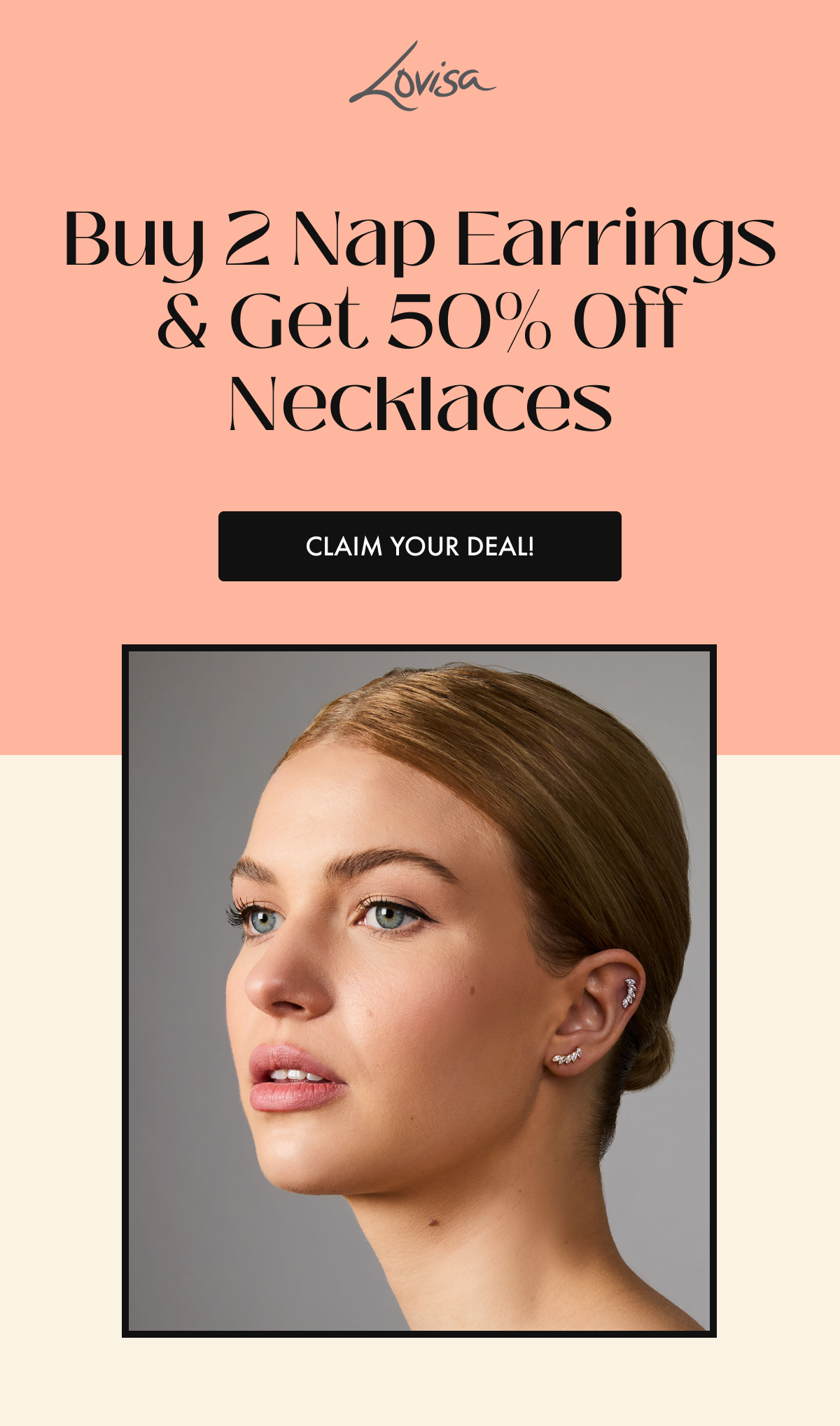 Buy 2 Nap Earrings & Get 50% off Necklaces