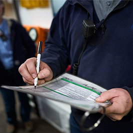 Person signing document