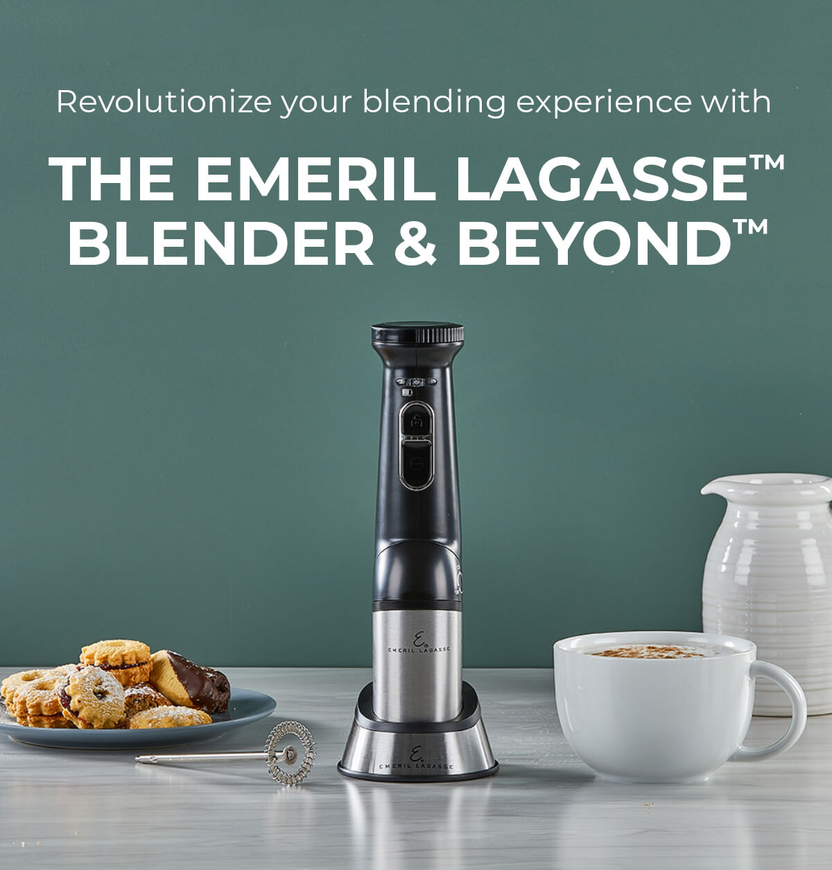 Revolutionize your blending experience with  THE EMERIL LAGASSE™ BLENDER & BEYOND™