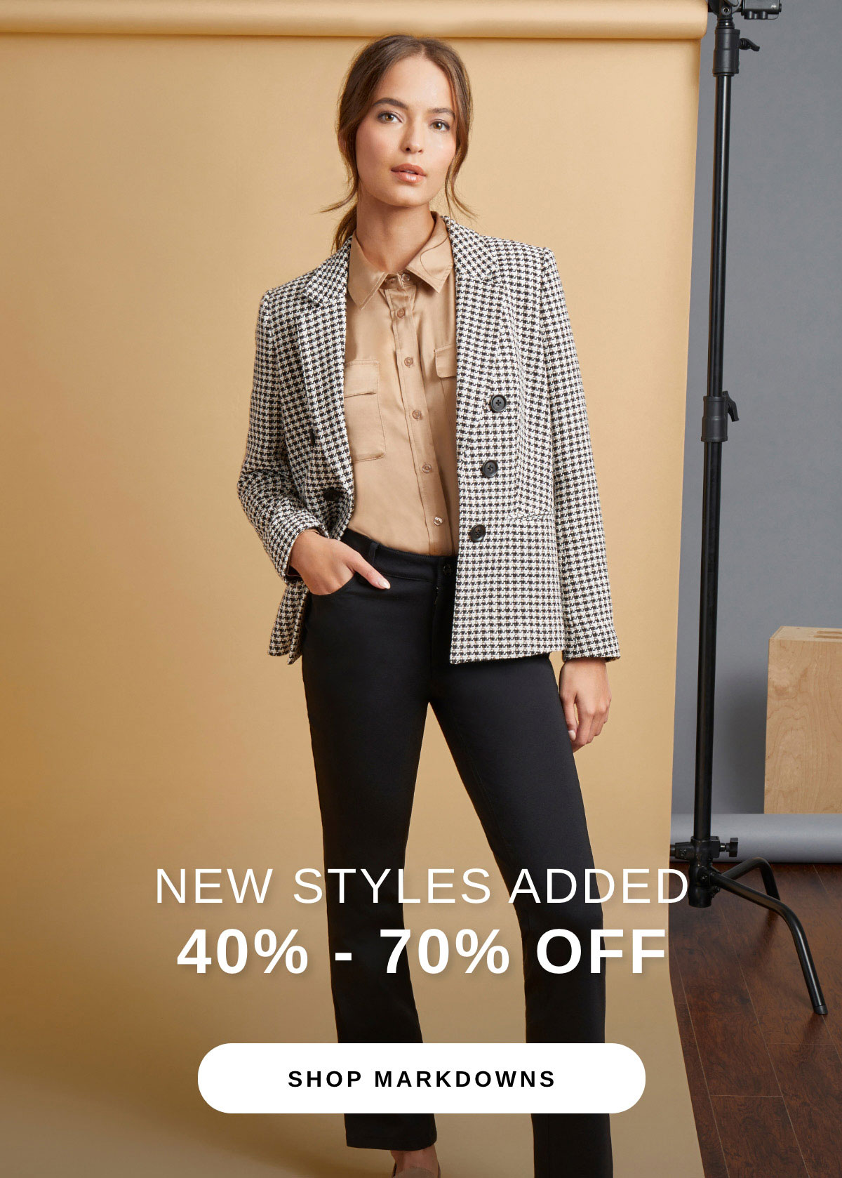 NEW STYLES ADDED 40% - 70% OFF | SHOP MARKDOWNS