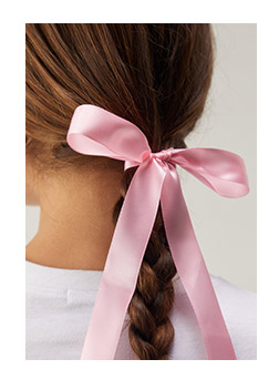 Satin Ribbon Bow Hair Tie