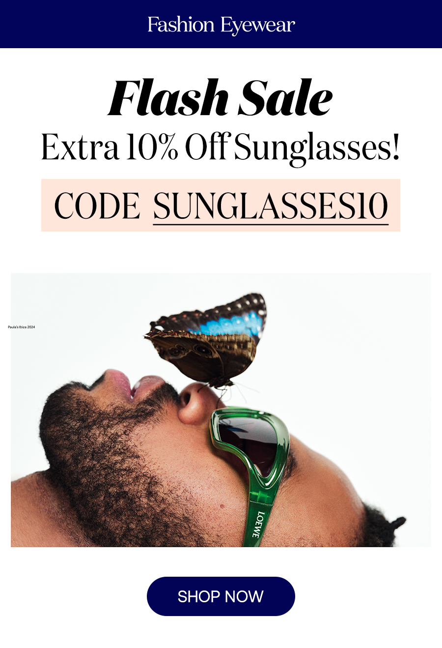 Flash Sale: Extra 10% Off Sunglasses! CODE: SUNGLASSES15 SHOP NOW