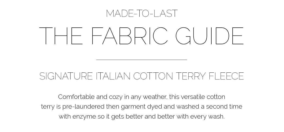 Made-to-Last Fabric Guide