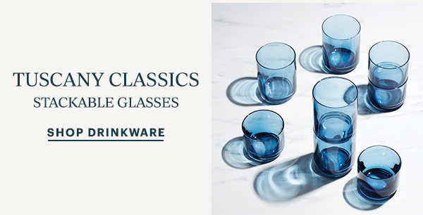 TUSCANY CLASSICS  STACKABLE GLASSES  SHOP DRINKWARE