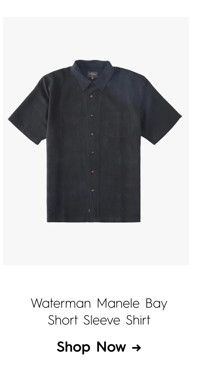 Waterman Manele Bay Short Sleeve Shirt