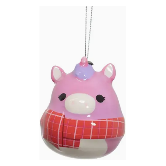 Squishmallow 3" Decoupage Ornament - LOLA THE UNICORN