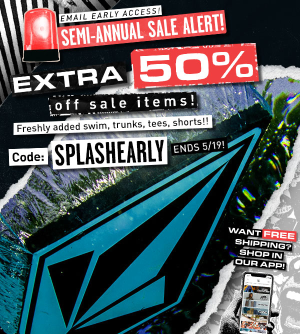 Extra 50% off Sale