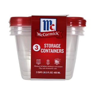 3-ct. McCormick food storage containers