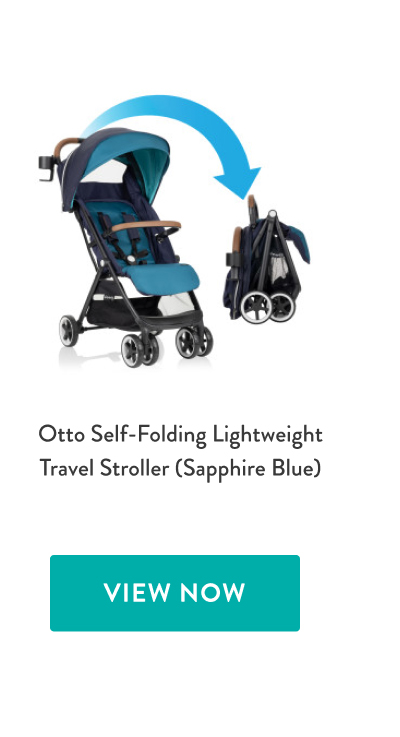 Otto Self-Folding Lightweight Travel Stroller | Sapphire Blue | VIEW NOW