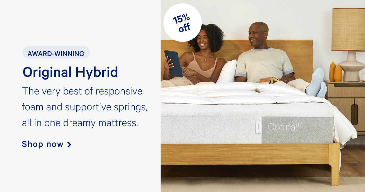 Original Hybrid >> [Award-Winning] >> The very best of responsive foam and supportive springs, all in one dreamy mattress. >> Shop now >>